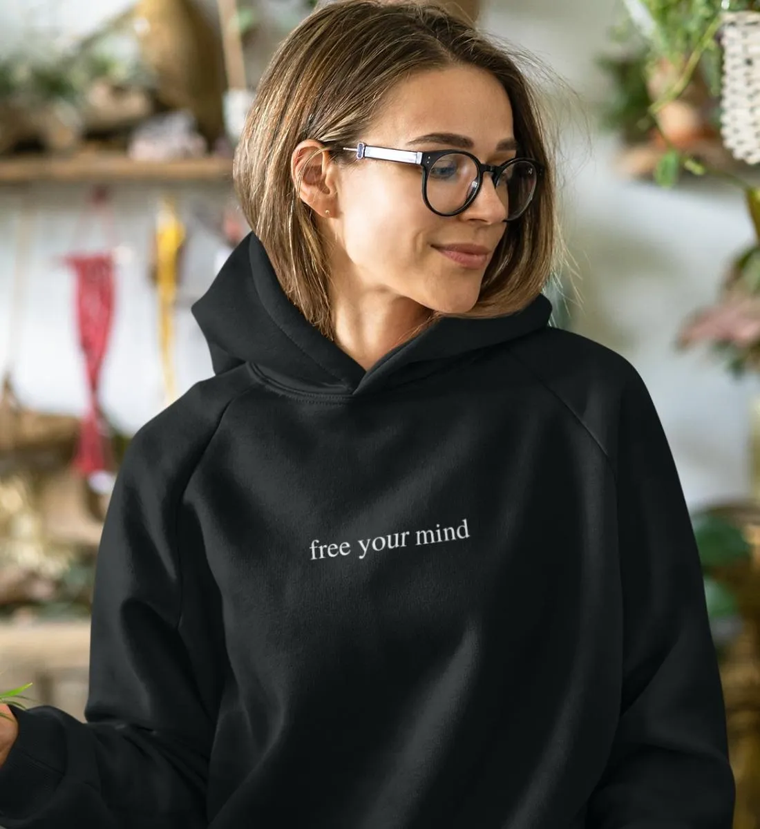 Free your mind Bio Hoodie Unisex