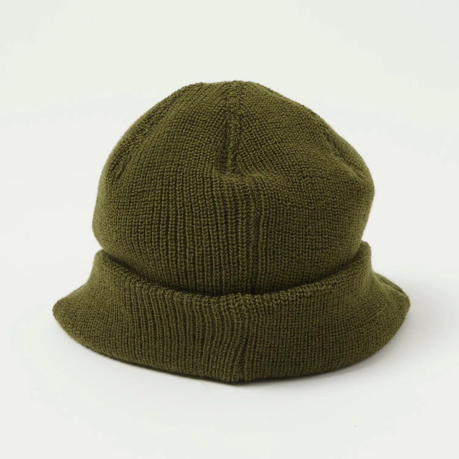 Authentic Freewheelers M-1941 Olive Wool Knit Jeep Cap for Outdoors