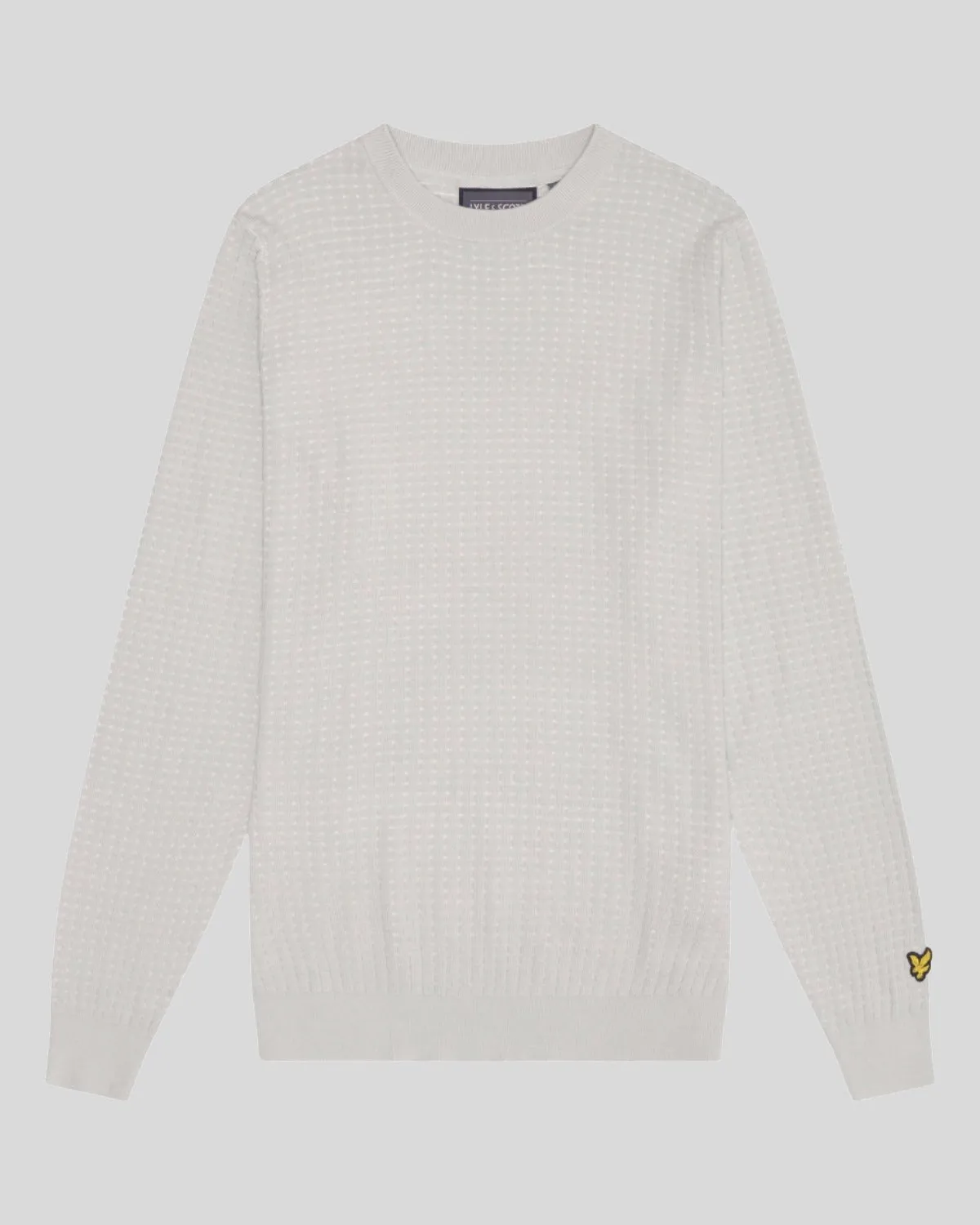 Golf Grid Crew Neck Jumper