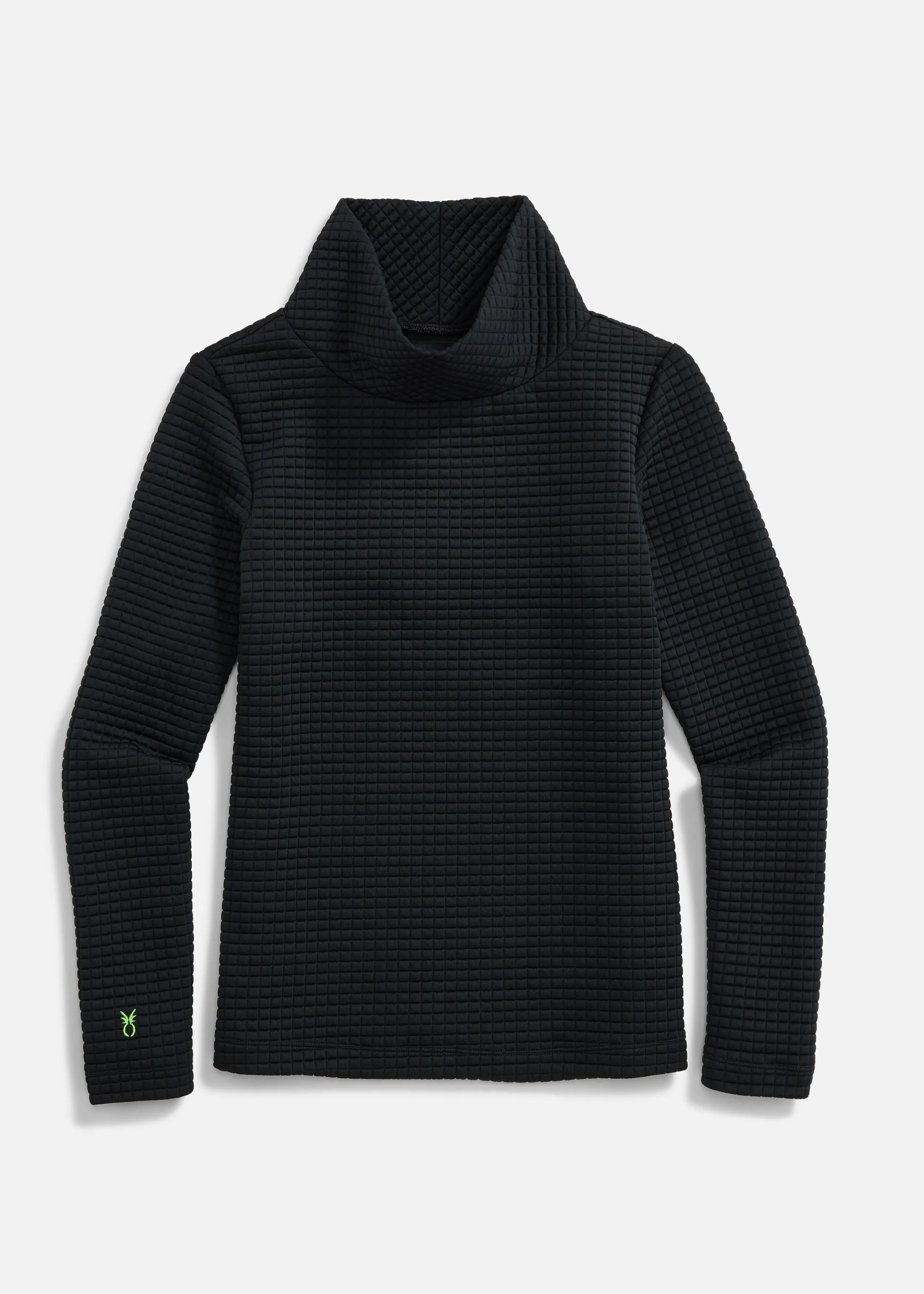 Greenpoint Turtleneck in Waffle (Black)