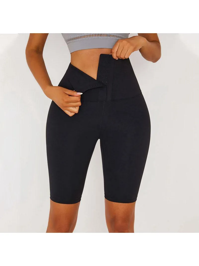 High Waisted Shorts Hip Lift Yoga Corset Shorts