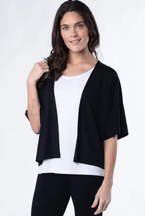 Irena Shrug Bamboo Cardigan - Black