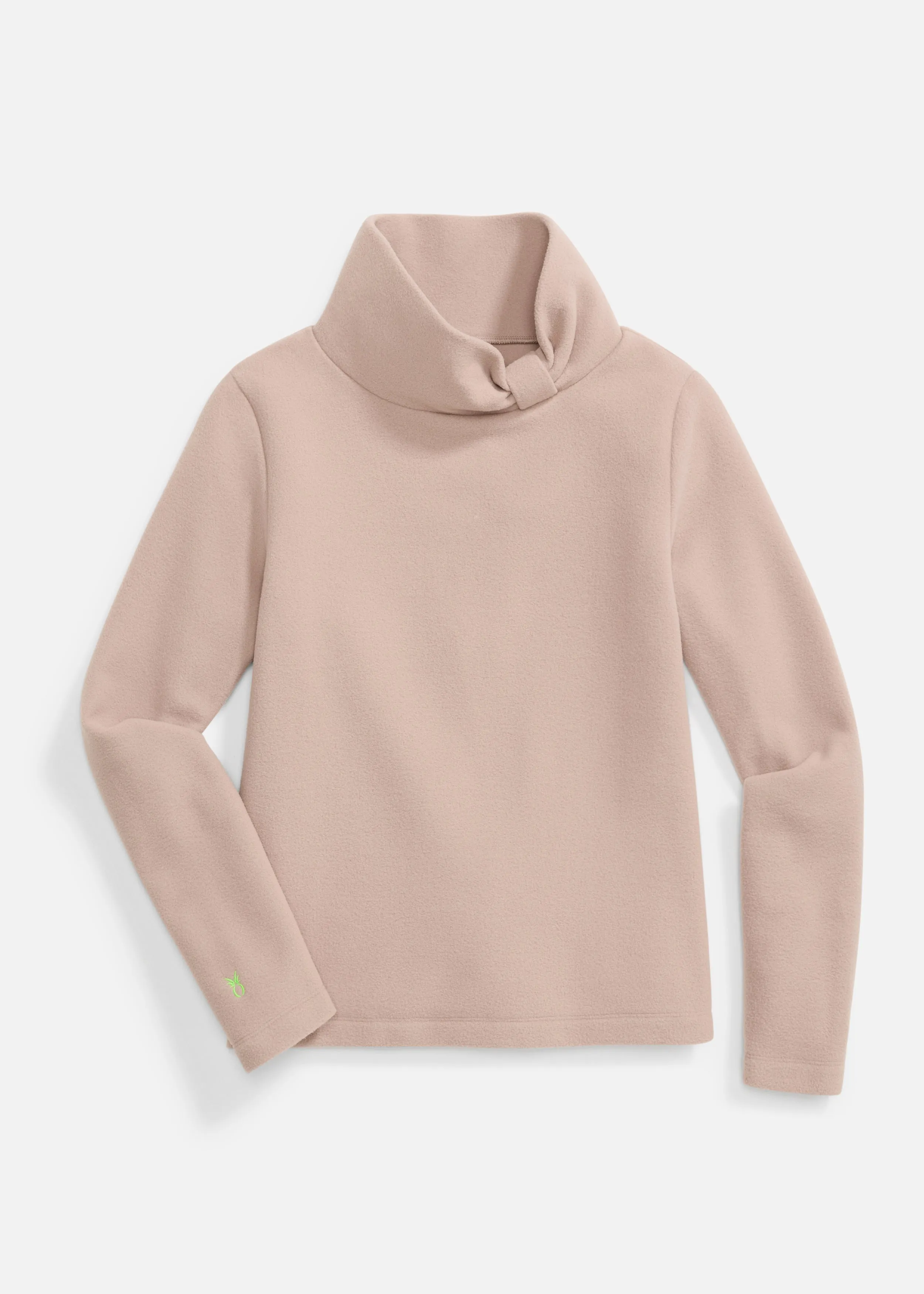 Juliet Turtleneck in Vello Fleece (Khaki)