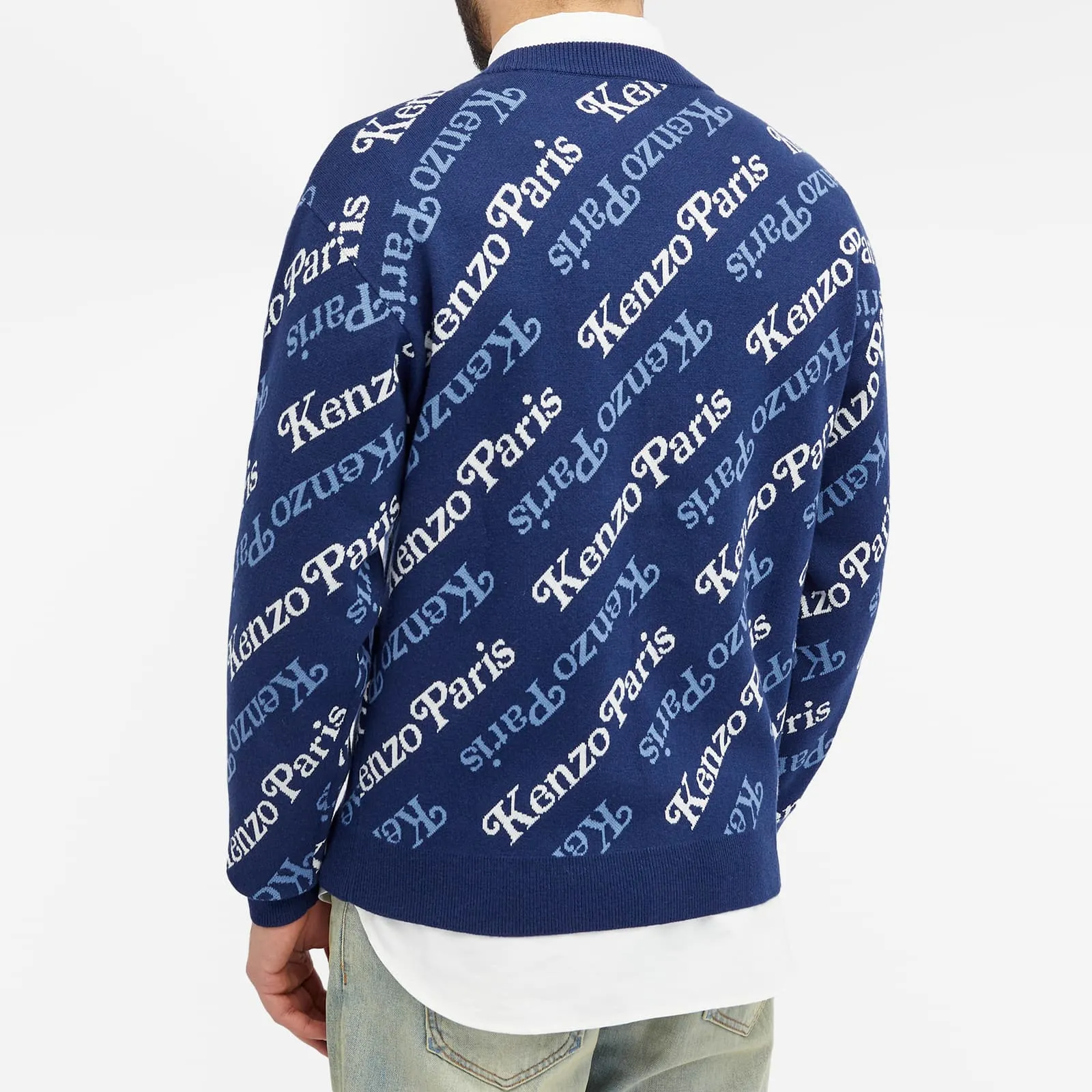 Kenzo X Verdy cardigan, dark blue