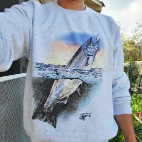 King Salmon Sunset Crew Neck