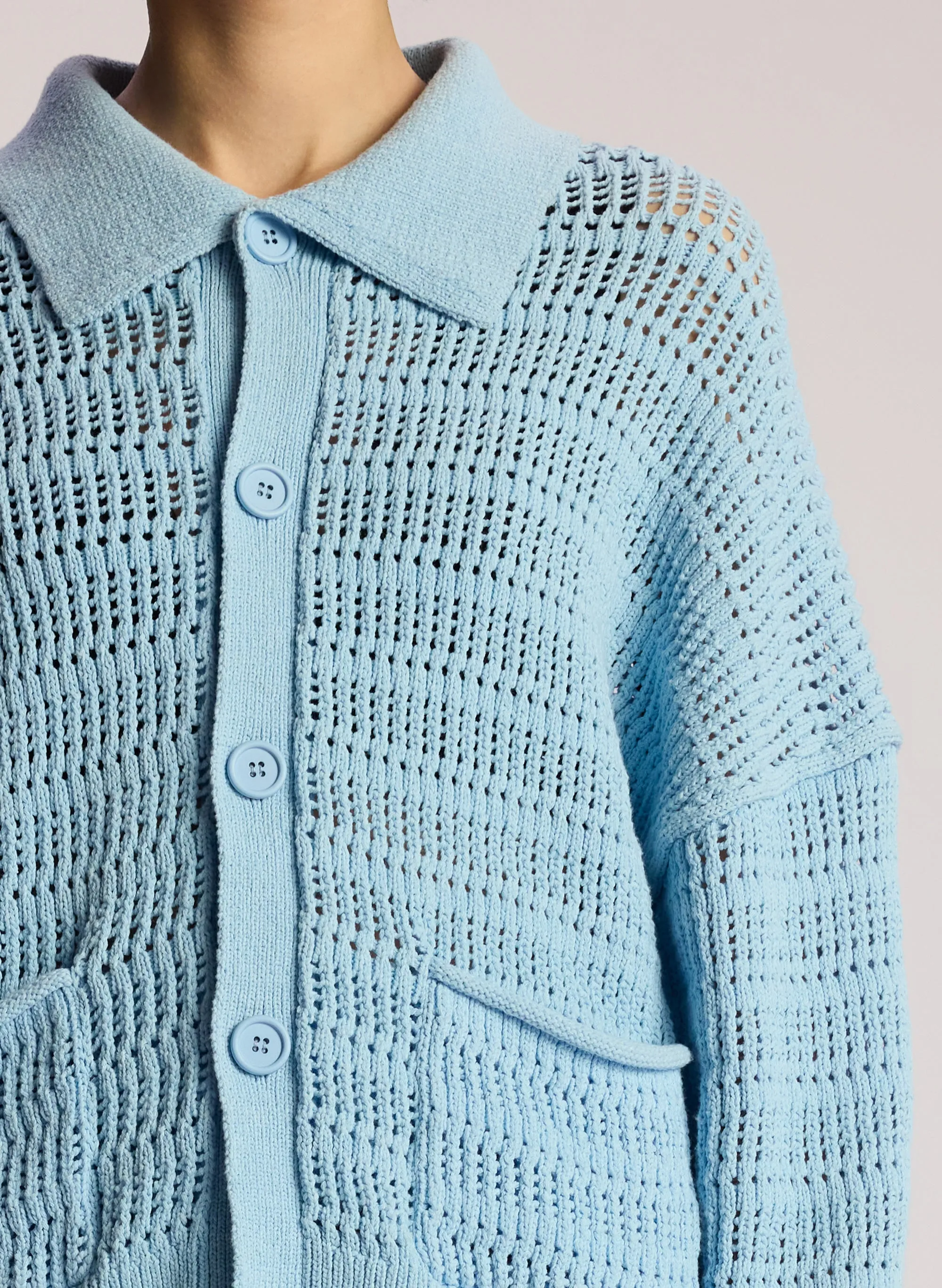 Kingsley Crochet Knit Cardigan