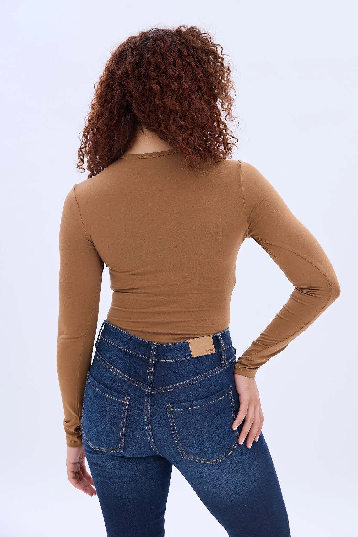 Long Sleeve Crew Neck Bodysuit