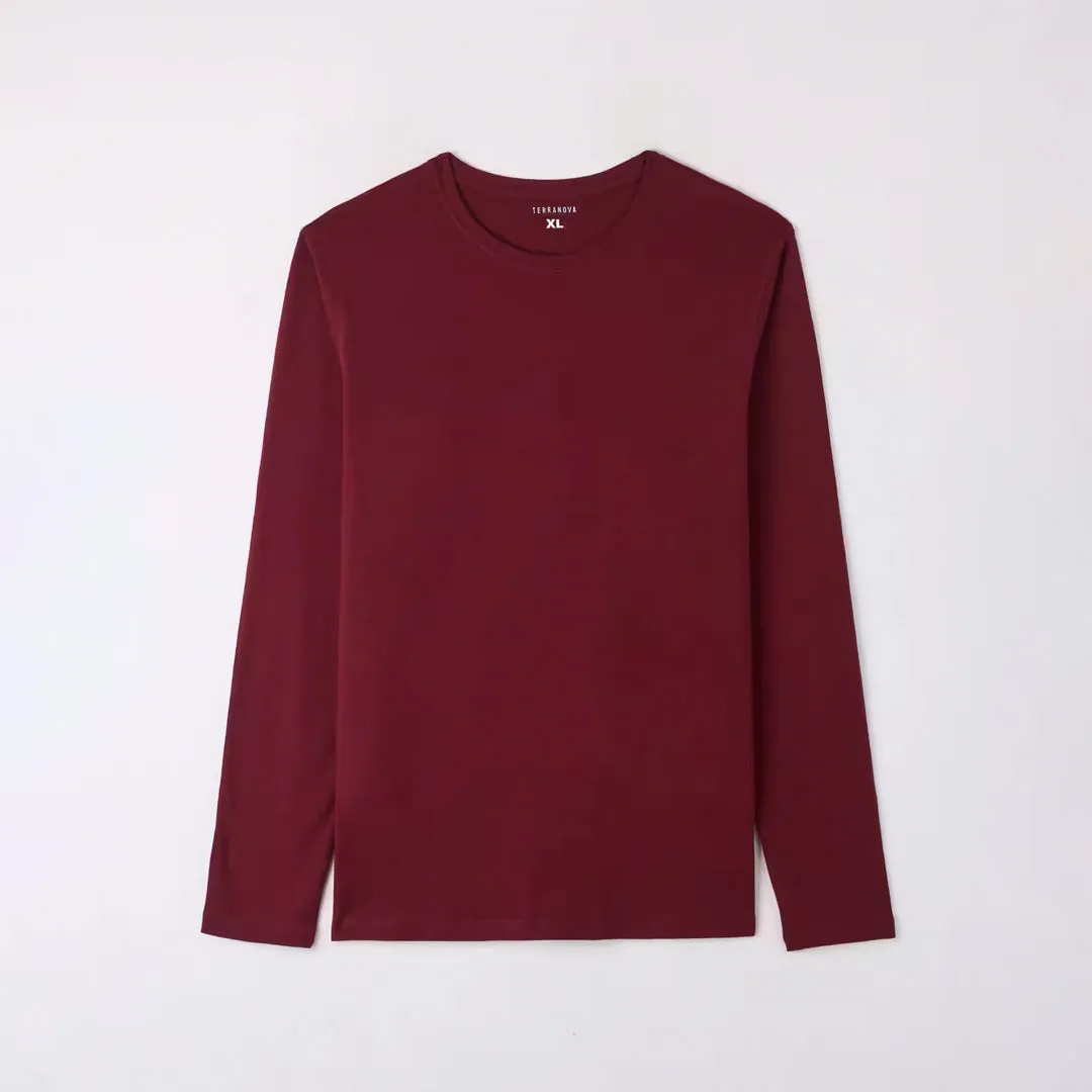 Long Sleeve Crew Neck T-Shirt