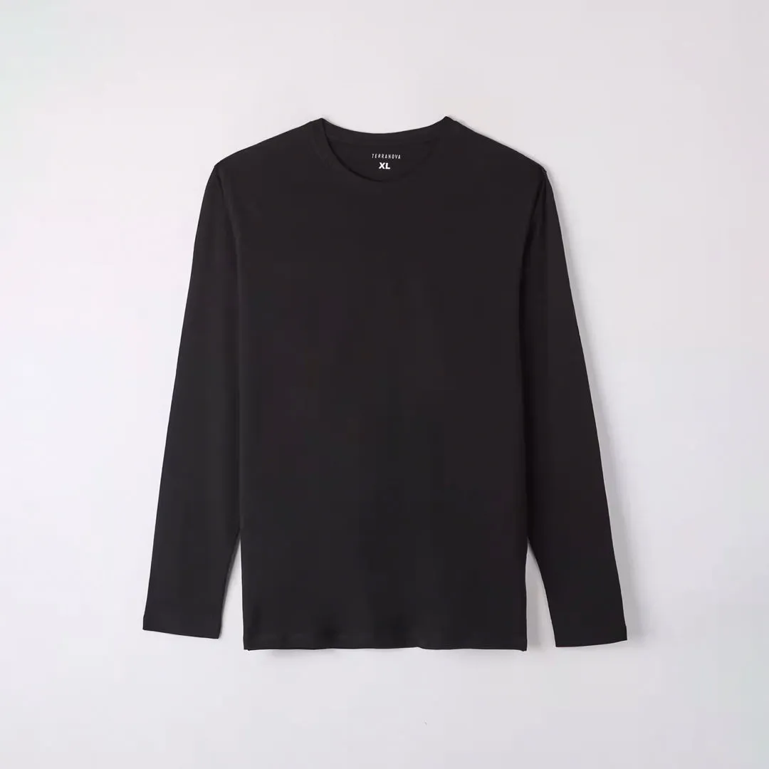 Long Sleeve Crew Neck T-Shirt