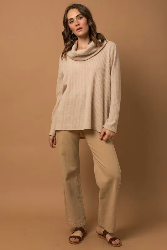 Long Sleeve Turtleneck Top