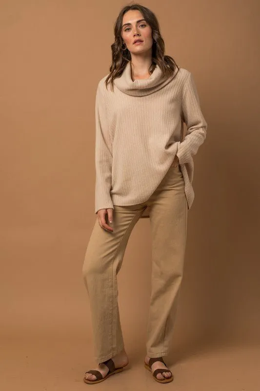 Long Sleeve Turtleneck Top