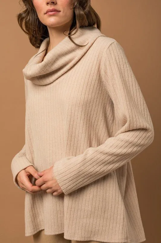 Long Sleeve Turtleneck Top