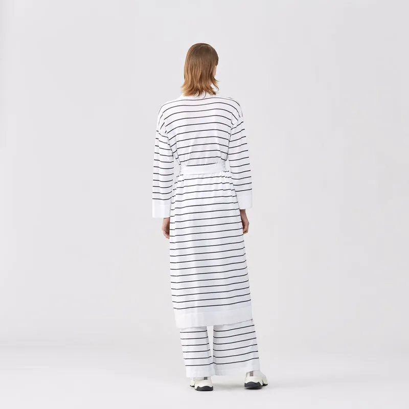 Long Twinset - White/Black