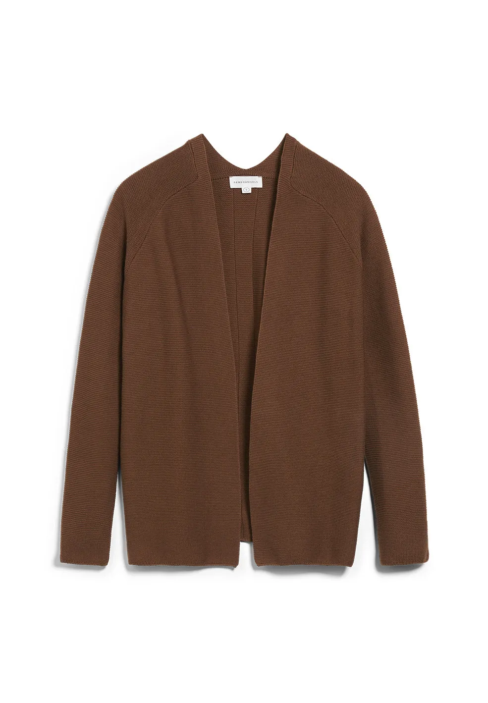 Maashaa Brown Knitted Cardigan in Organic Cotton