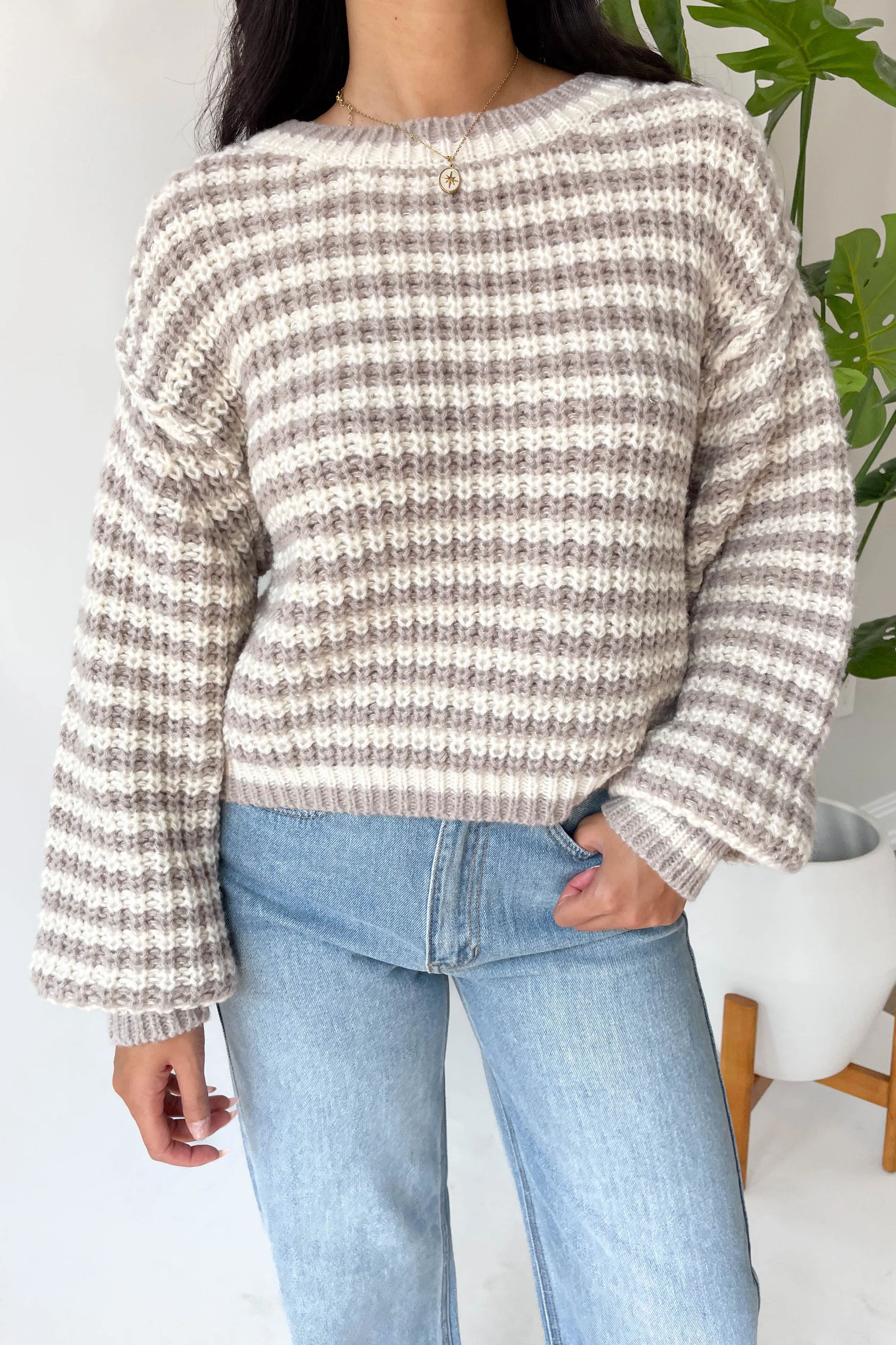 Manhattan Sweater in Stone