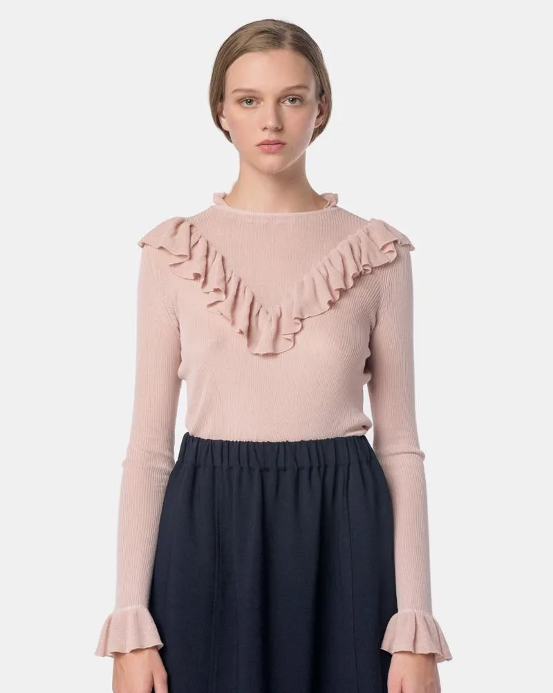 Maritza Pullover in Blush