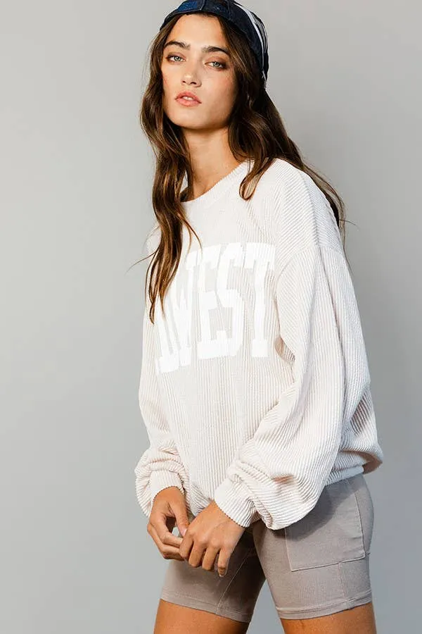 MIDWEST Oversize Graphic Sweatshirt