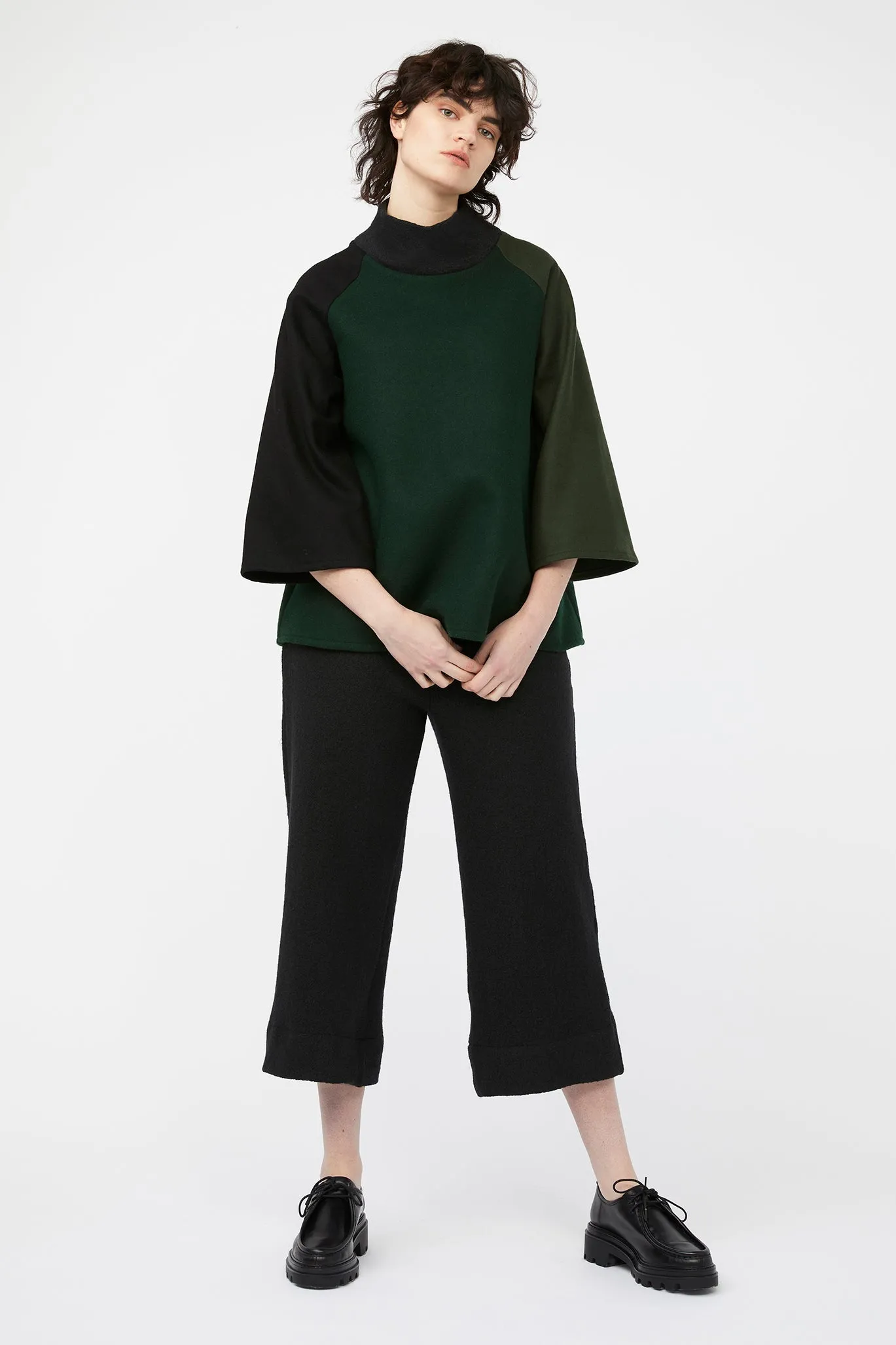 MOSAIC JUMPER [ GREEN / BLACK ]