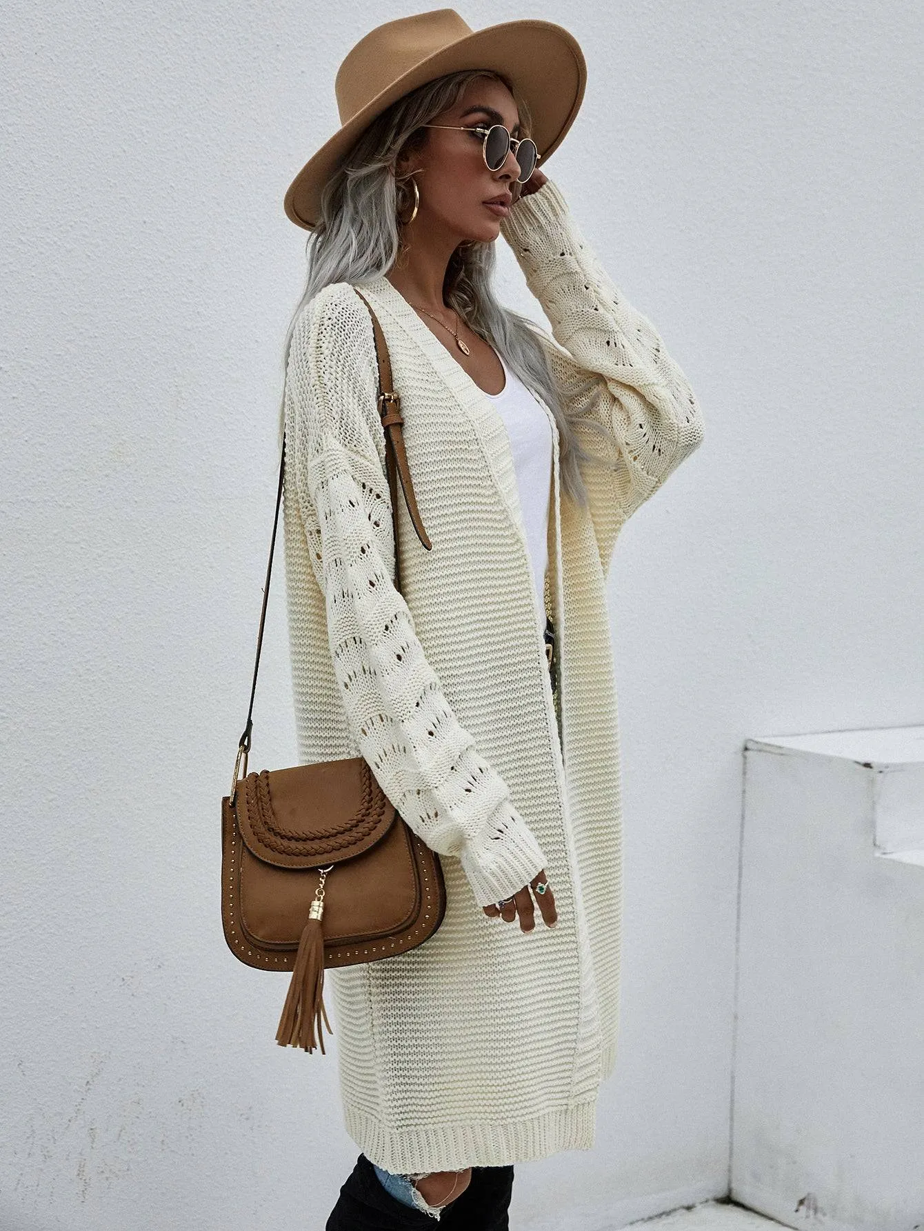 Open Front Duster Cardigan