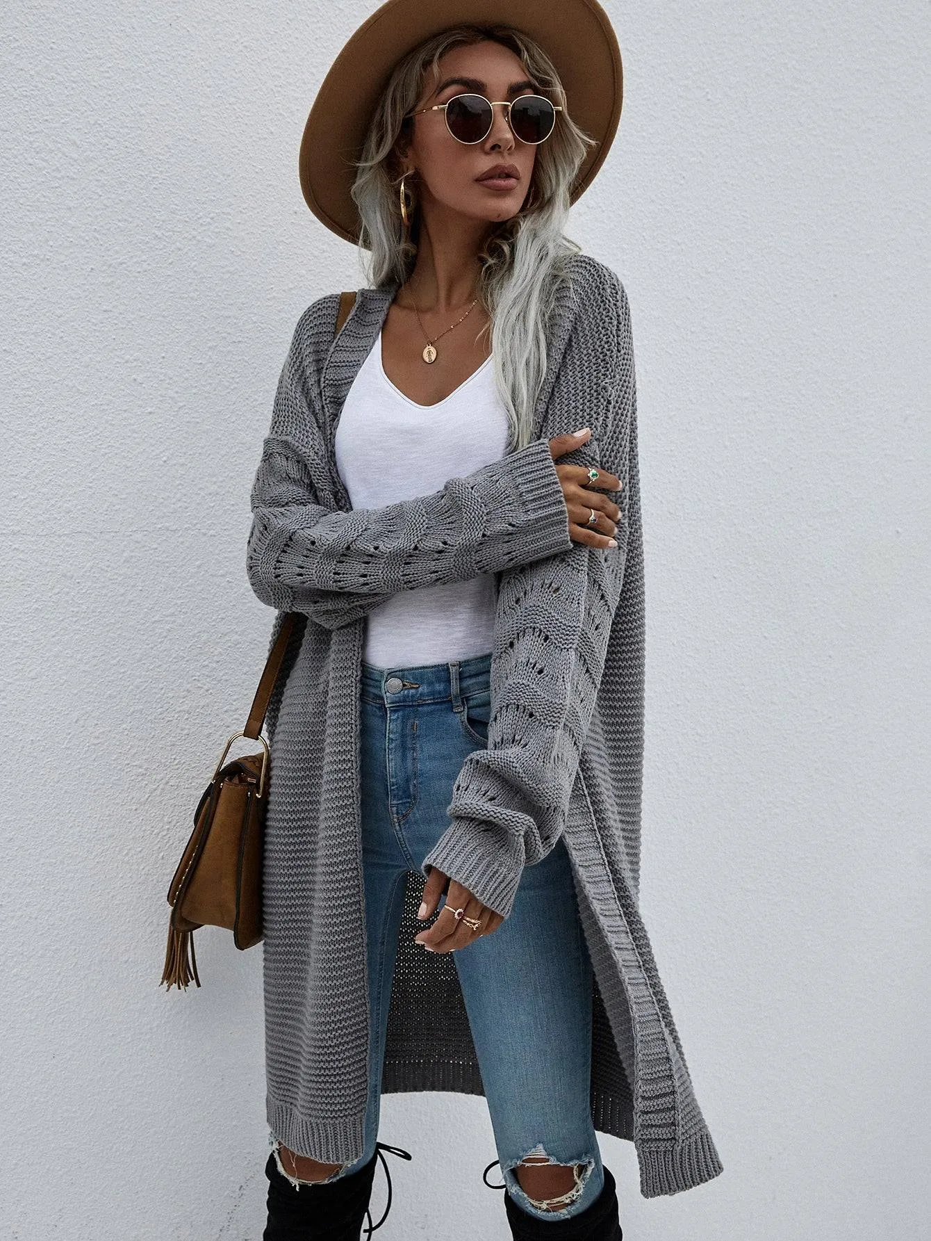 Open Front Duster Cardigan