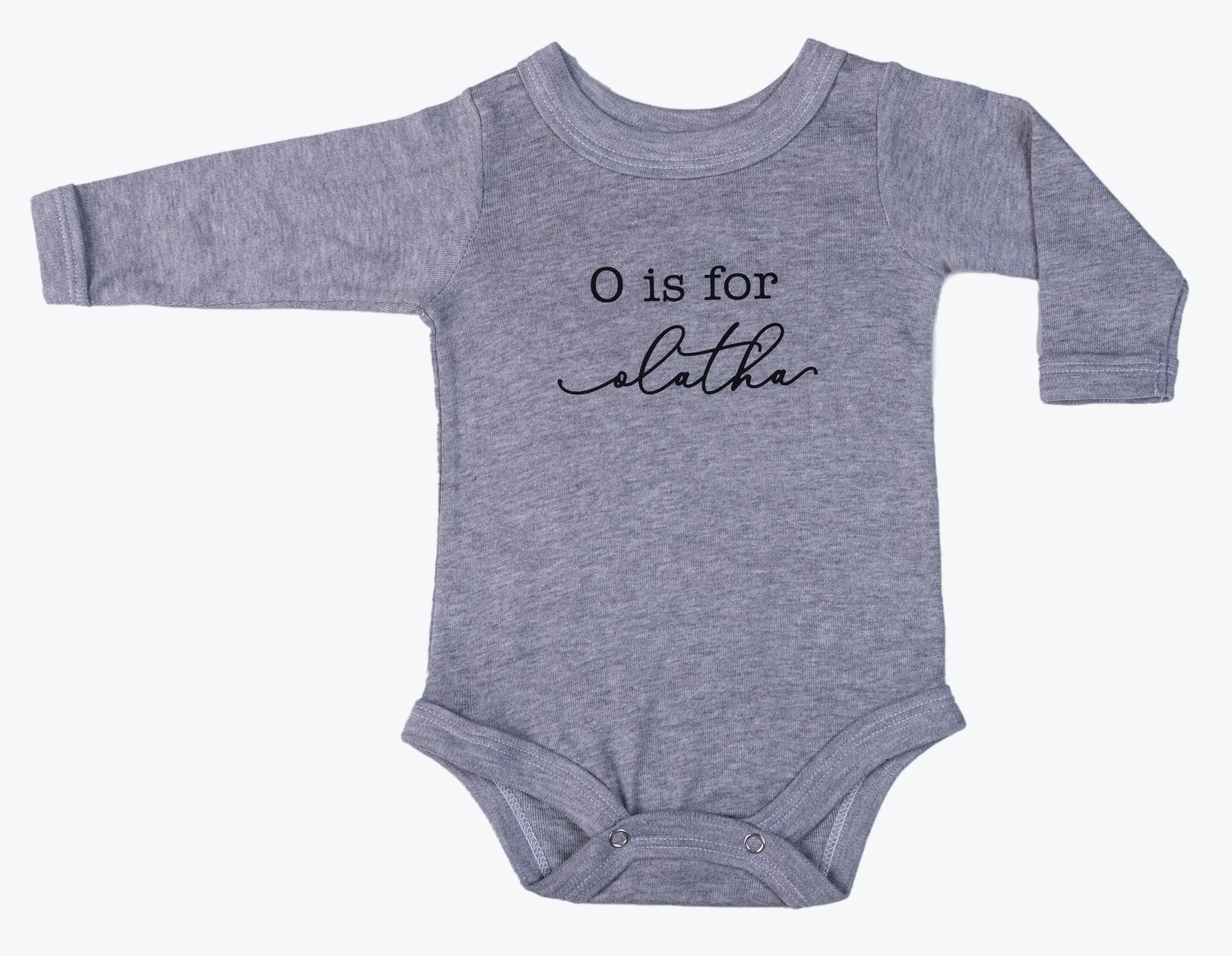 Personalised baby printed onesie