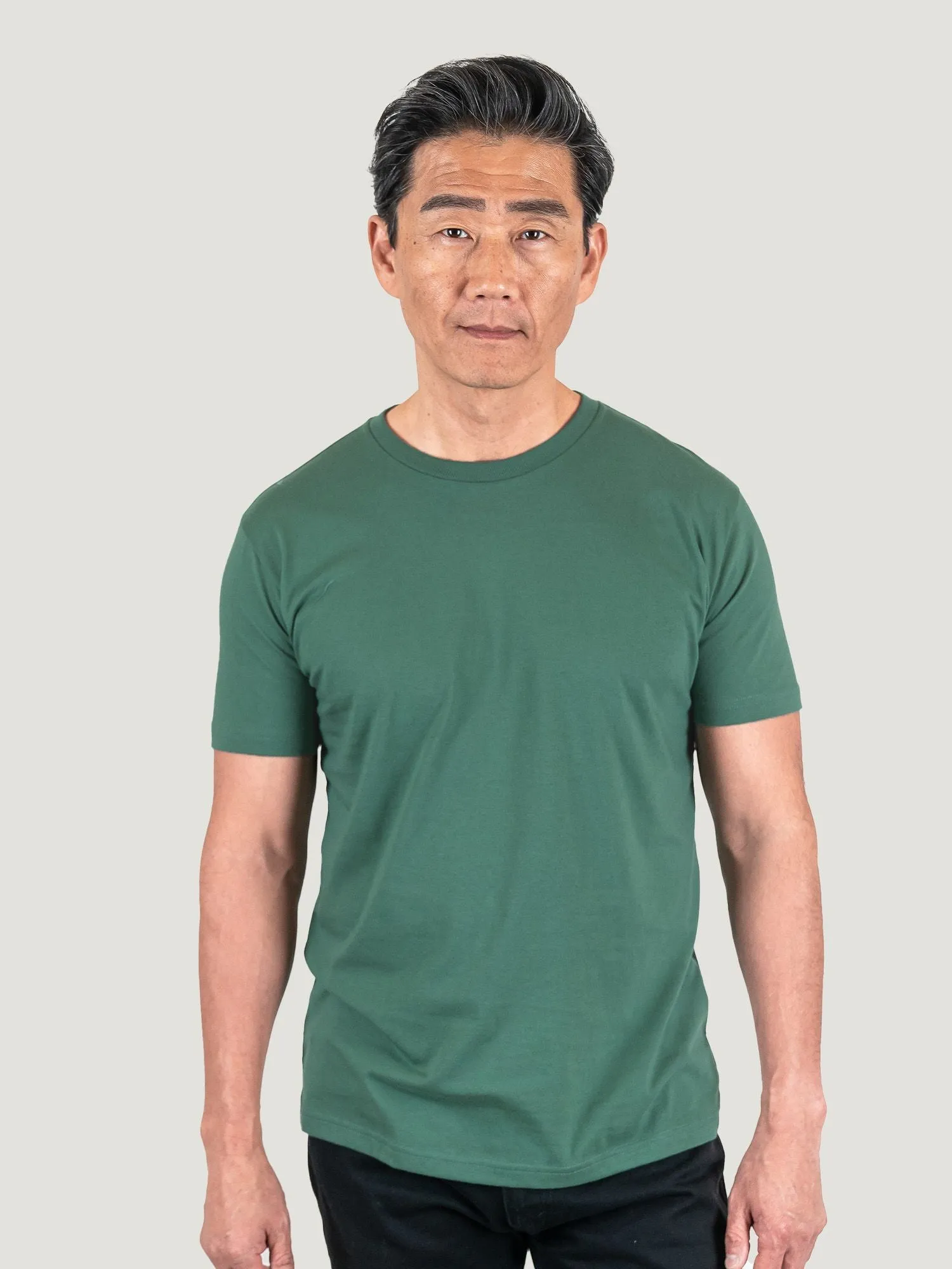 Pine Green Crew Neck