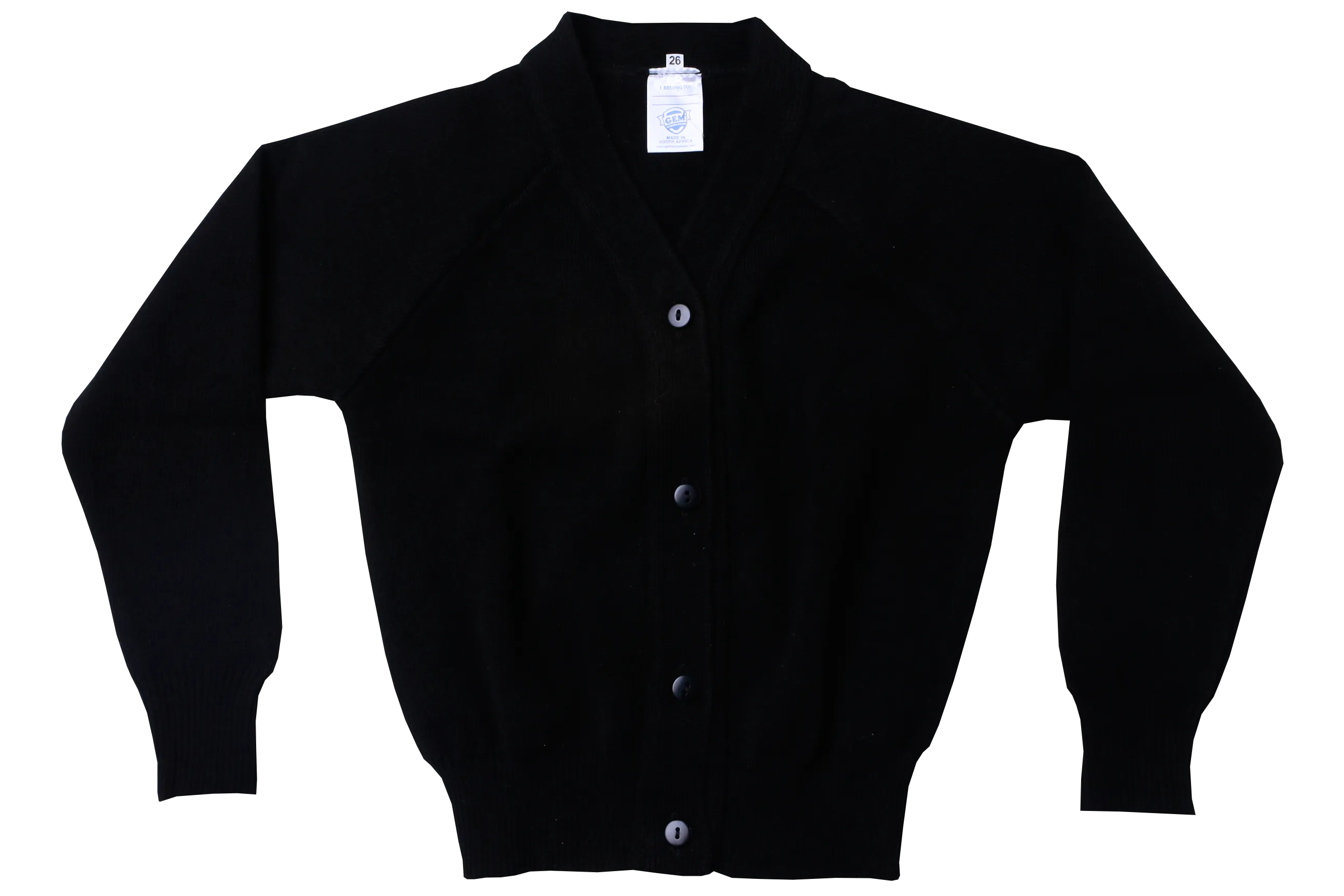 Plain Cardigan - Black