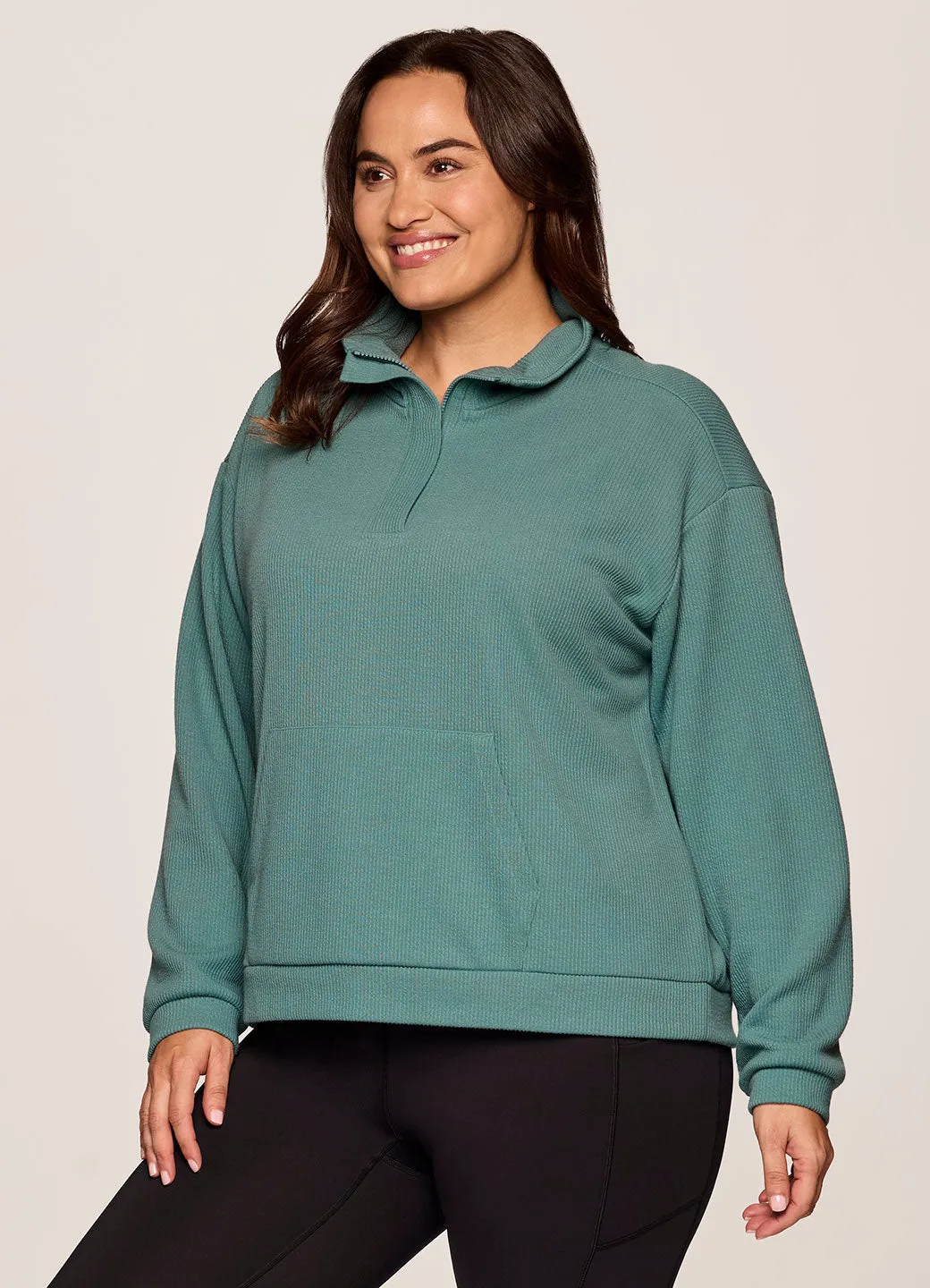 Plus Harbor Textured Pullover