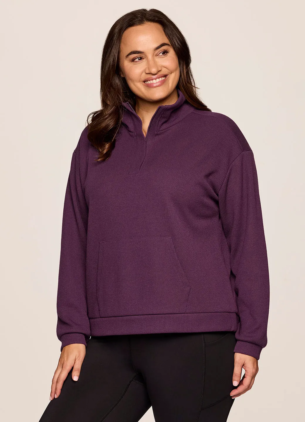 Plus Harbor Textured Pullover