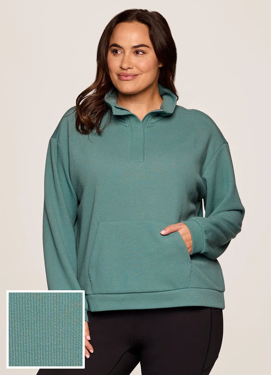 Plus Harbor Textured Pullover