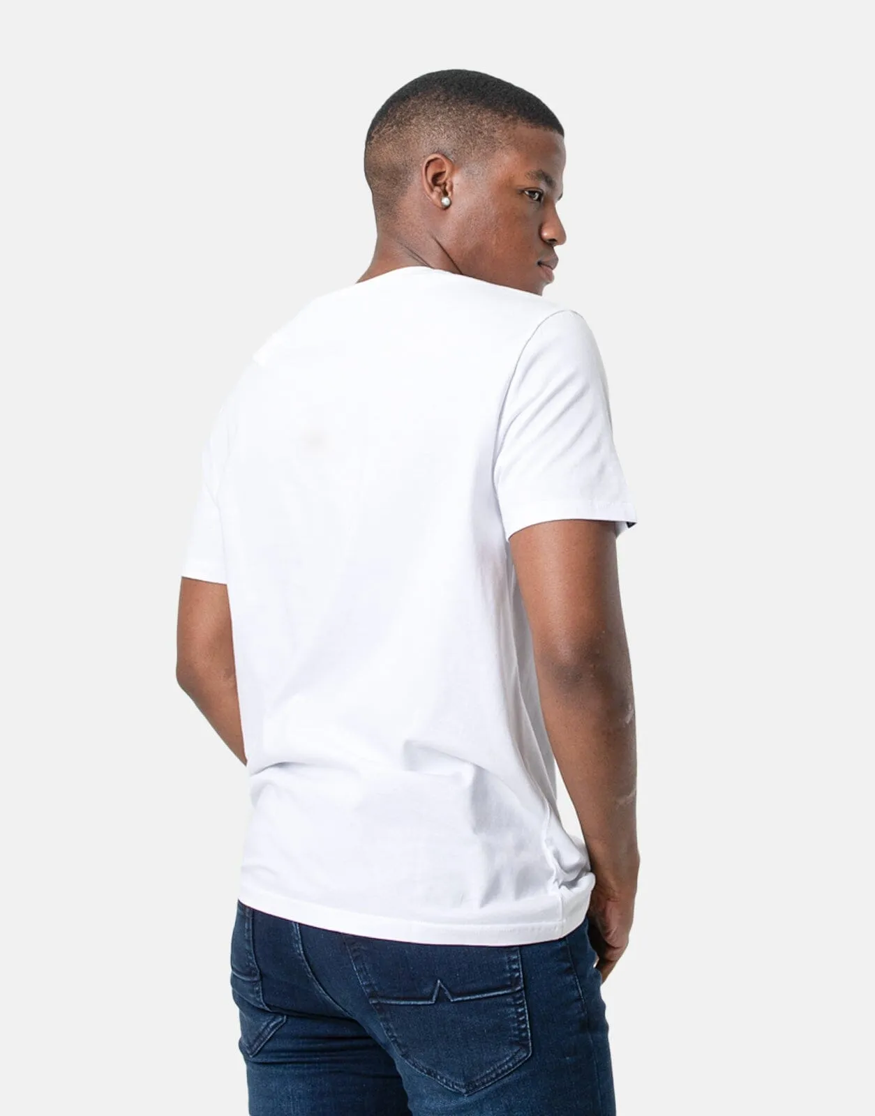 Polo Basic White Crew Neck T-Shirt