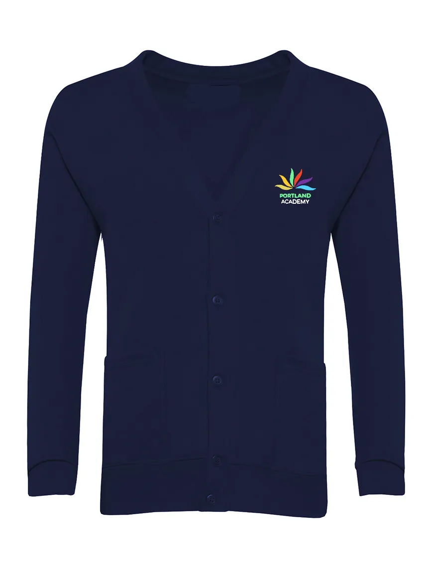 Portland Academy Navy Cardigan