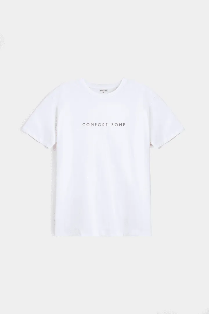 Printed Graphic T-Shirt - White