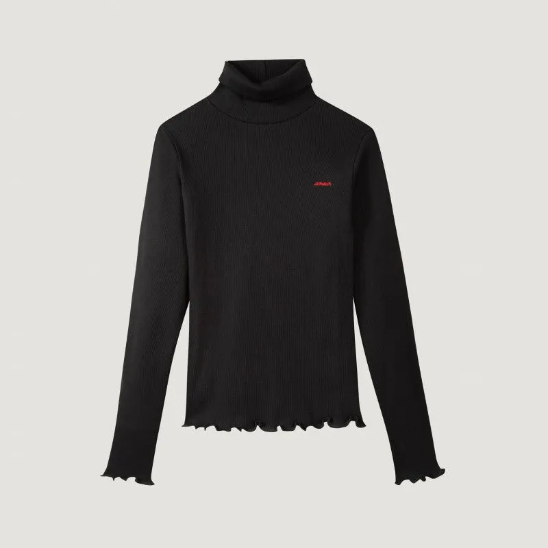 "Amour" Lachaise Turtleneck (Black)