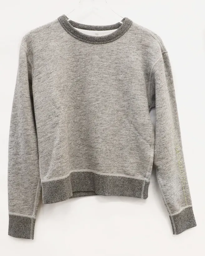 Rag & Bone - Running RB Sweatshirt in Heather Grey