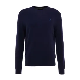 Ralph Lauren Navy Embroidered Logo Jumper