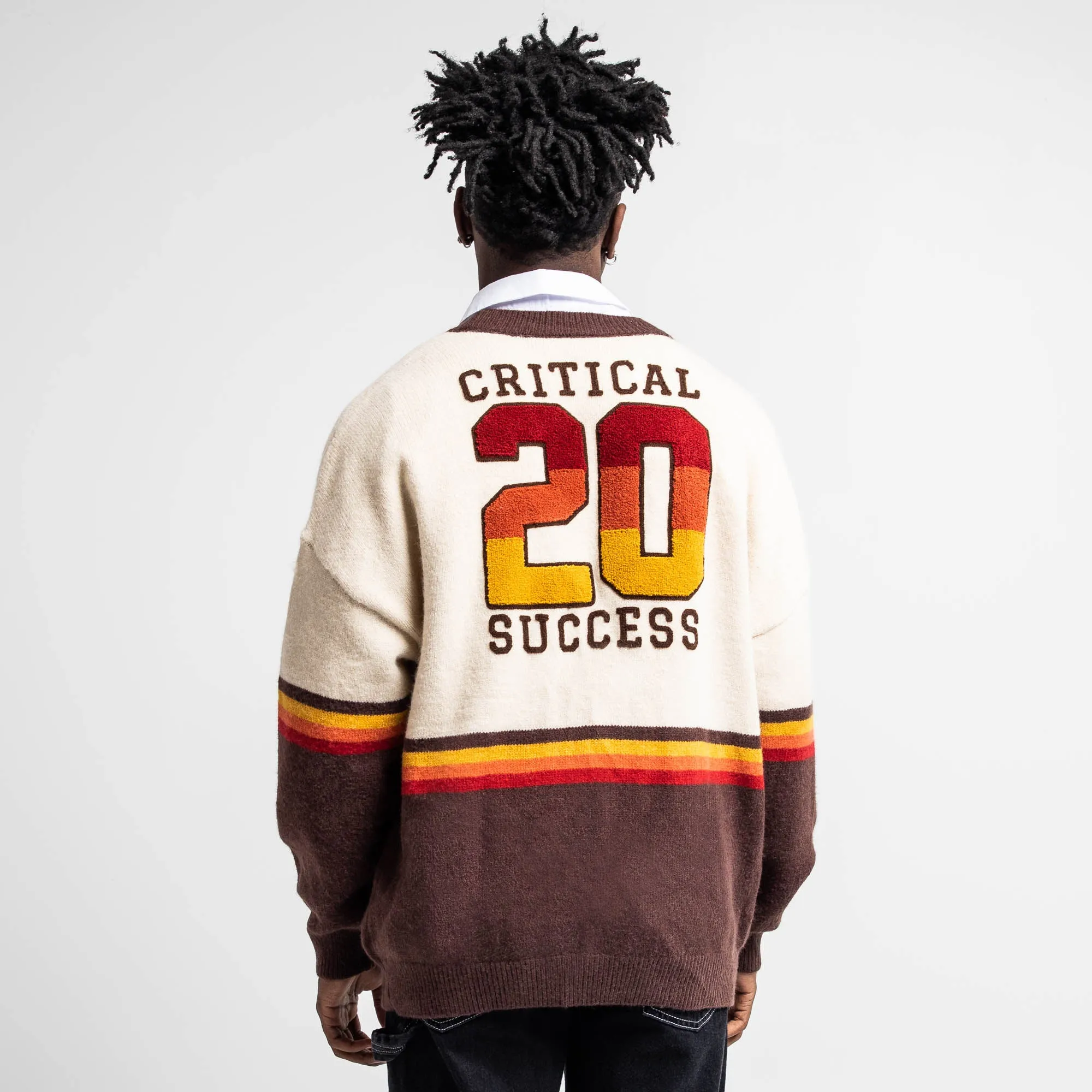 Roll The Dice Retro Varsity Cardigan