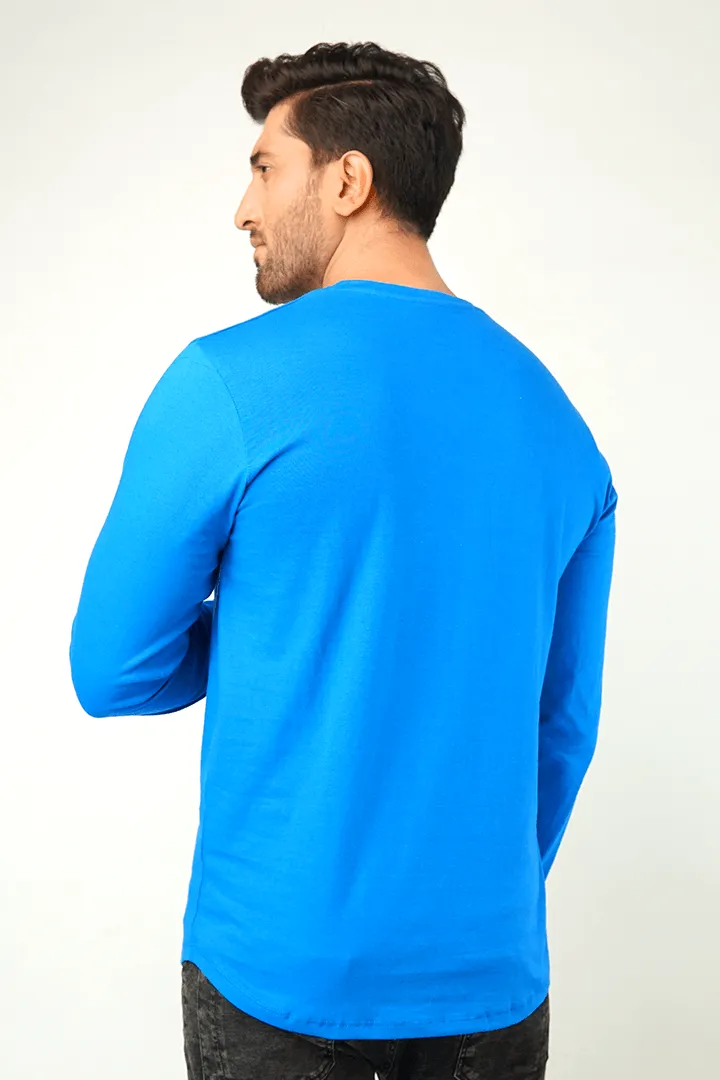 Royal Blue Full Sleeve T-Shirt