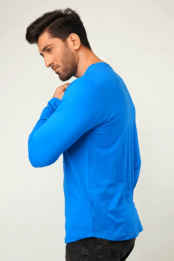 Royal Blue Full Sleeve T-Shirt