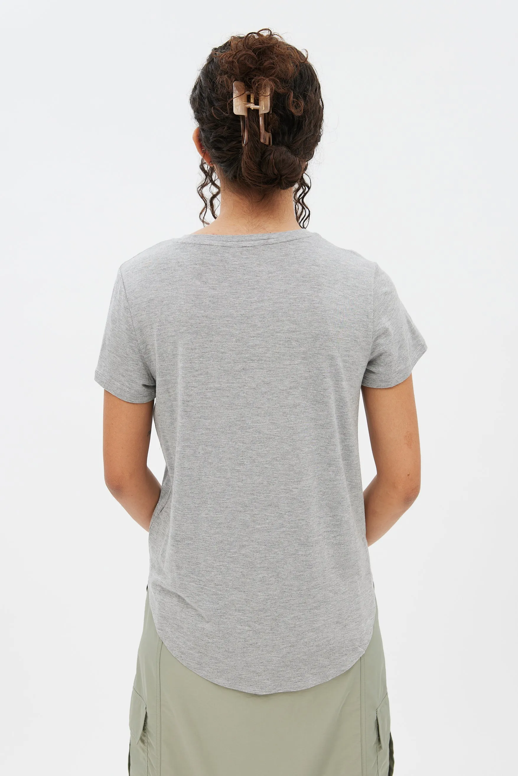 Short Sleeve Crew Neck Relaxed Tee