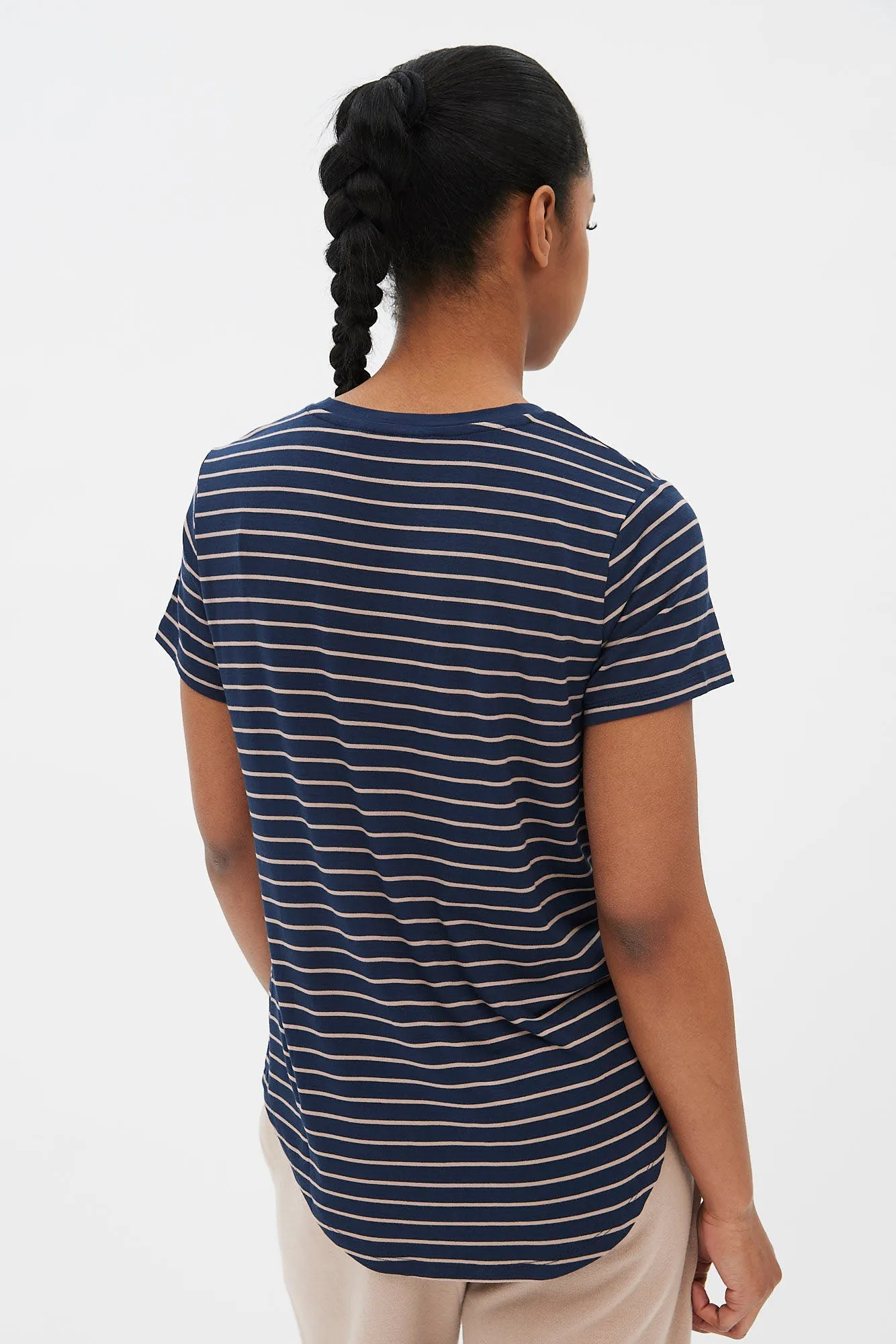 Short Sleeve Crew Neck Relaxed Tee