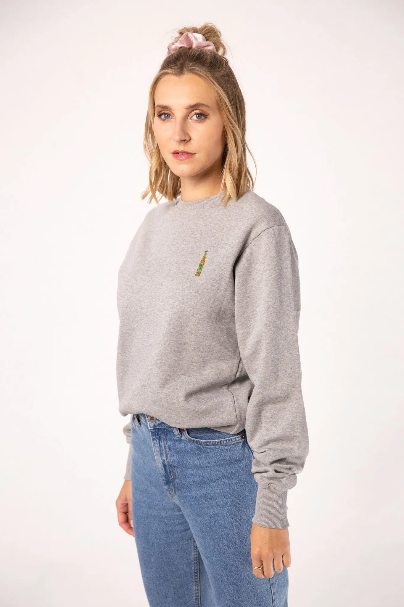 Somersby Apple | Bestickter Bio-Baumwoll Frauen Pullover