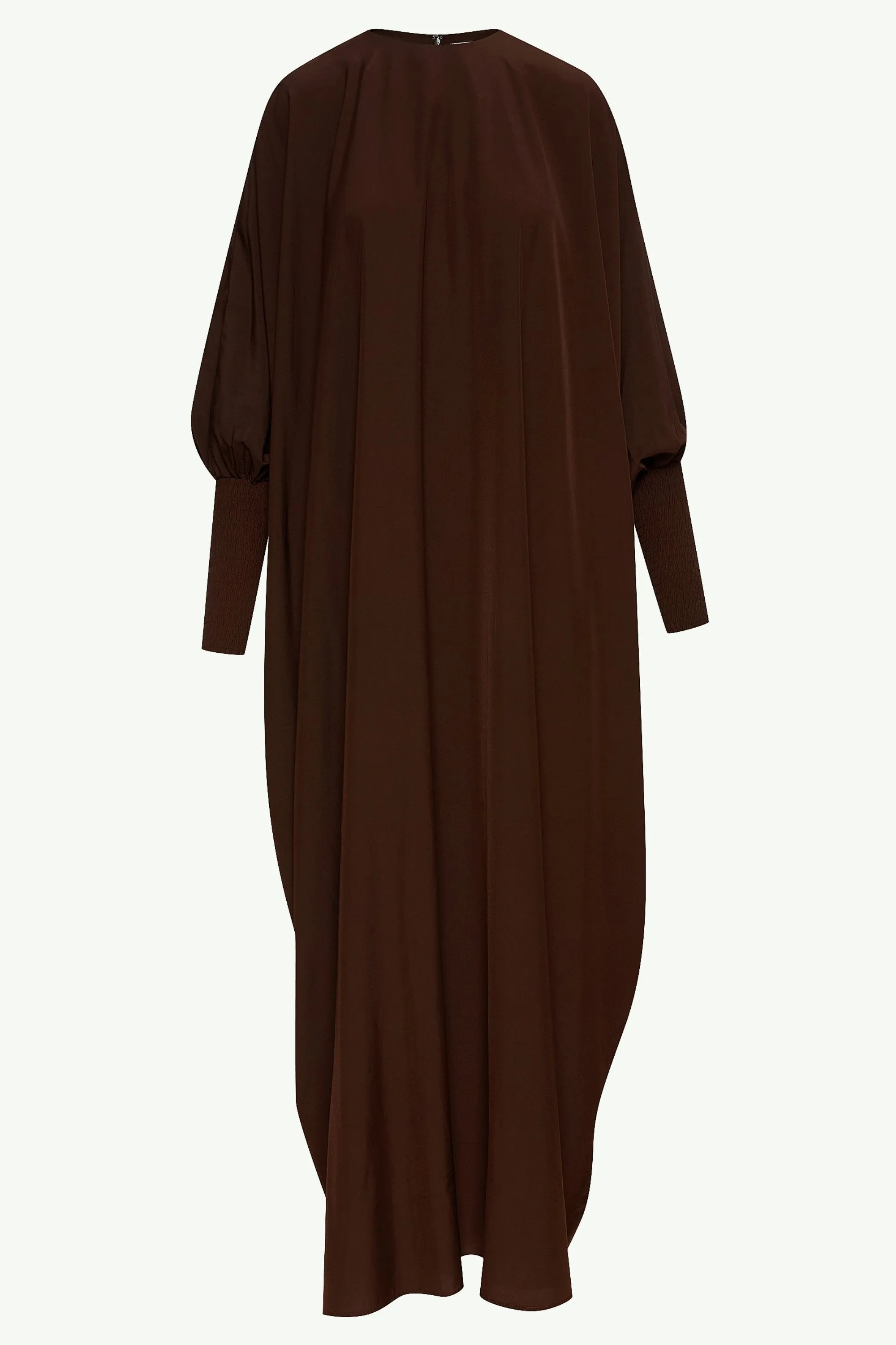 Suha Smocked Sleeve Kaftan - Espresso