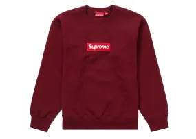 Supreme Boxo Logo Crewneck (Cardinal)