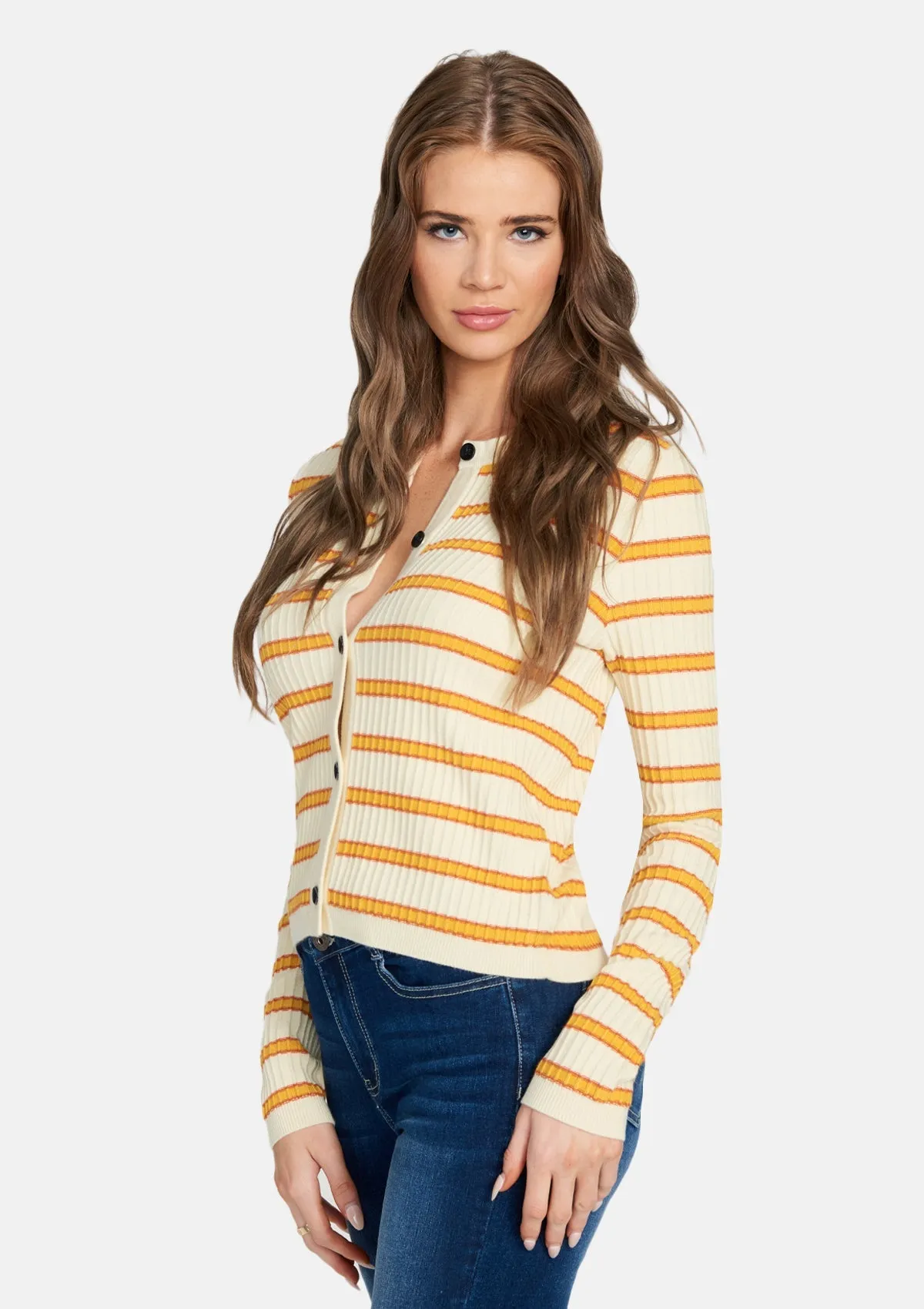 Tall Roxy Striped Cardigan