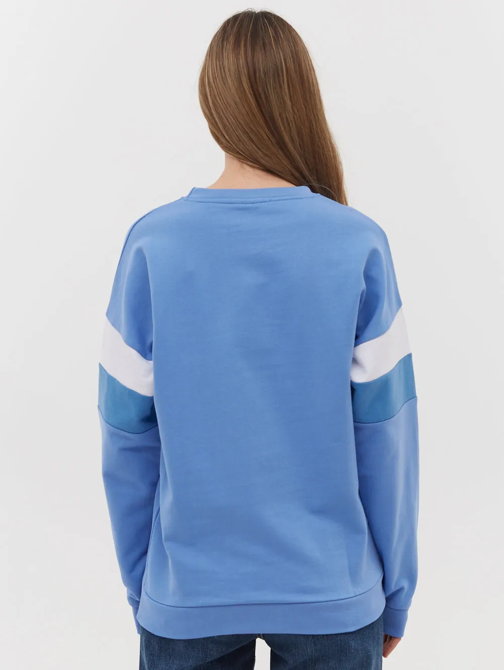 Tarryn Stripe Sleeve Crew Neck