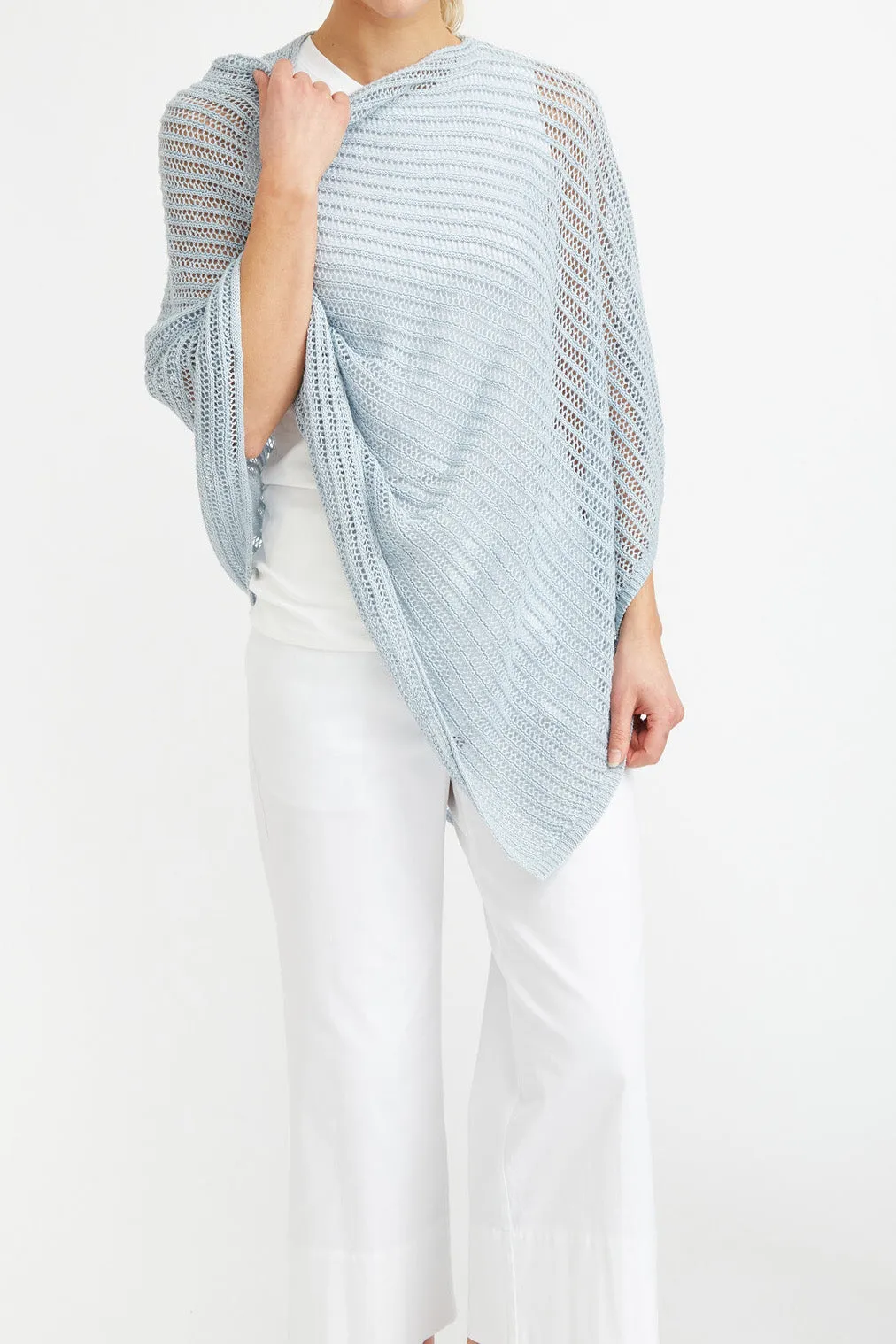 VARA WRAP IN LINEN KNIT