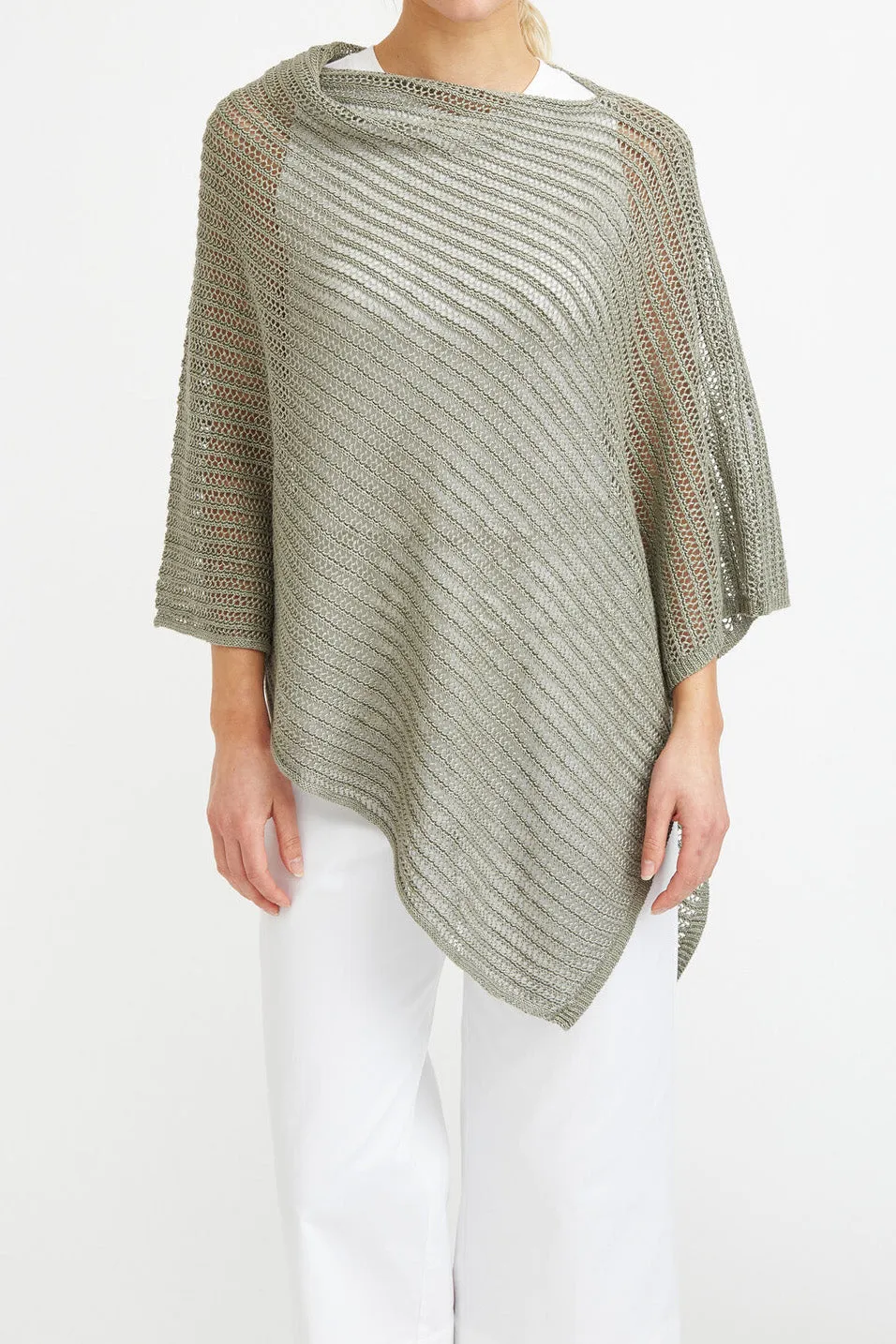 VARA WRAP IN LINEN KNIT