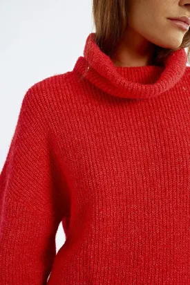 Very Cherry Turtle Neck Sweater