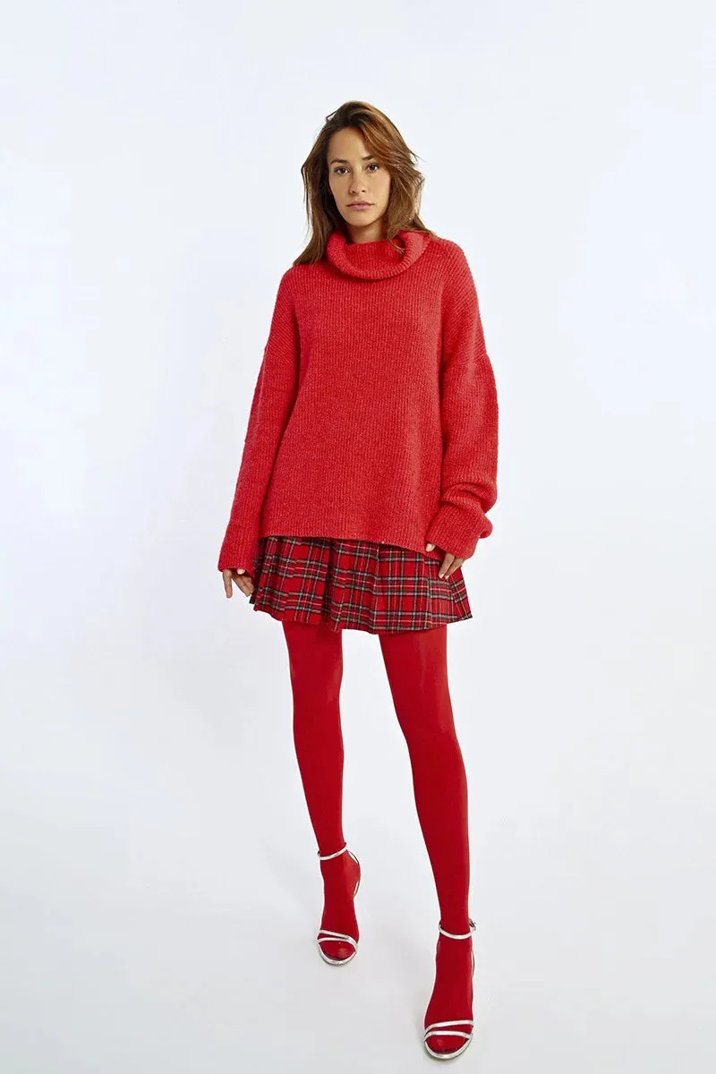 Very Cherry Turtle Neck Sweater